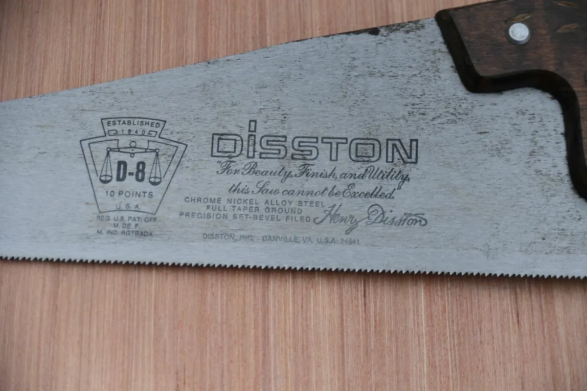 stanley no 45 rebate plane/ disston handsaw - Image 3