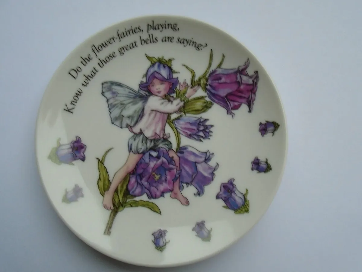 Fairy flower plate, Collectables, Home decor,Gift - Image 3