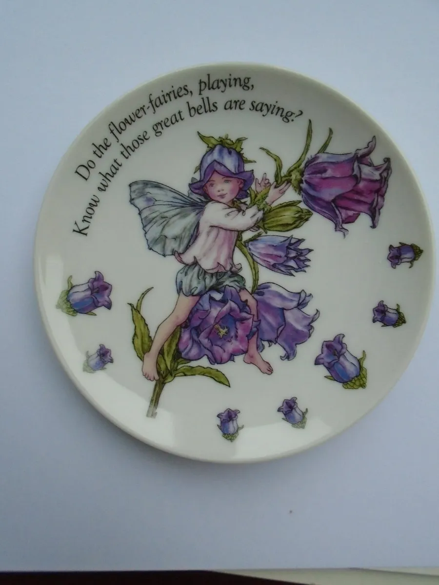 Fairy flower plate, Collectables, Home decor,Gift - Image 4