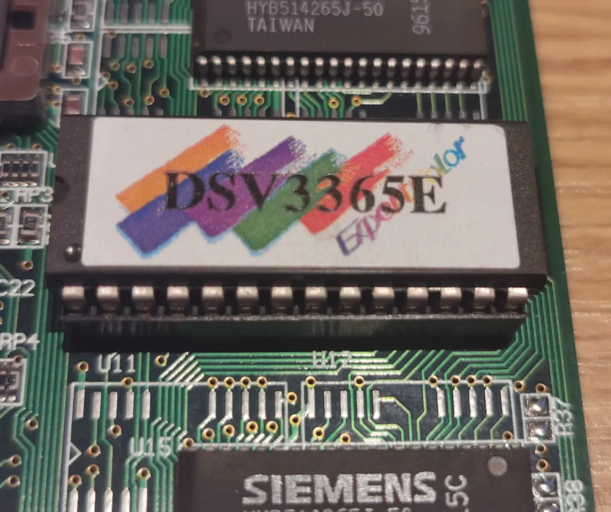 Vintage PCI Graphics Card S3 Trio64v+ Dsv3365 Ver - Image 2