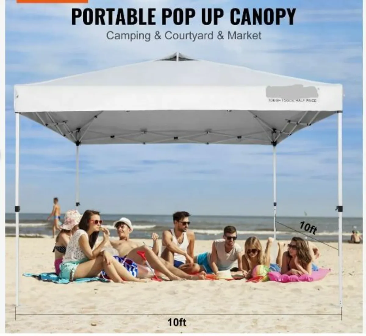 Pop Up Canopy Party Tent 304.8 x 304.8 cm - Image 2
