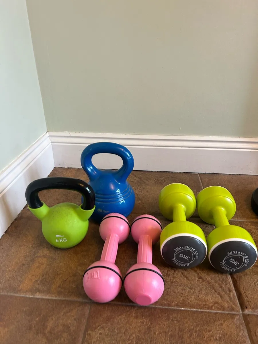 Gym Weights and squat rack - Image 3