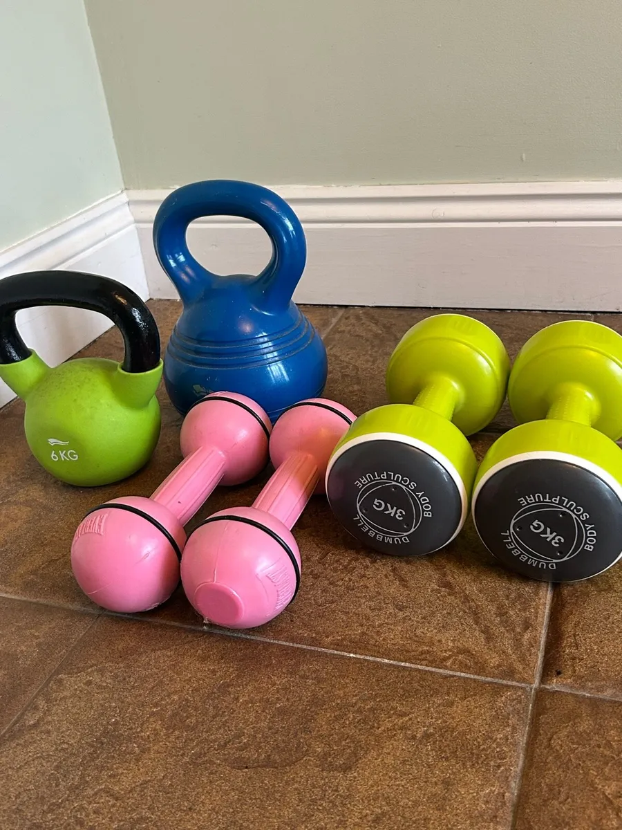 Gym Weights and squat rack - Image 4