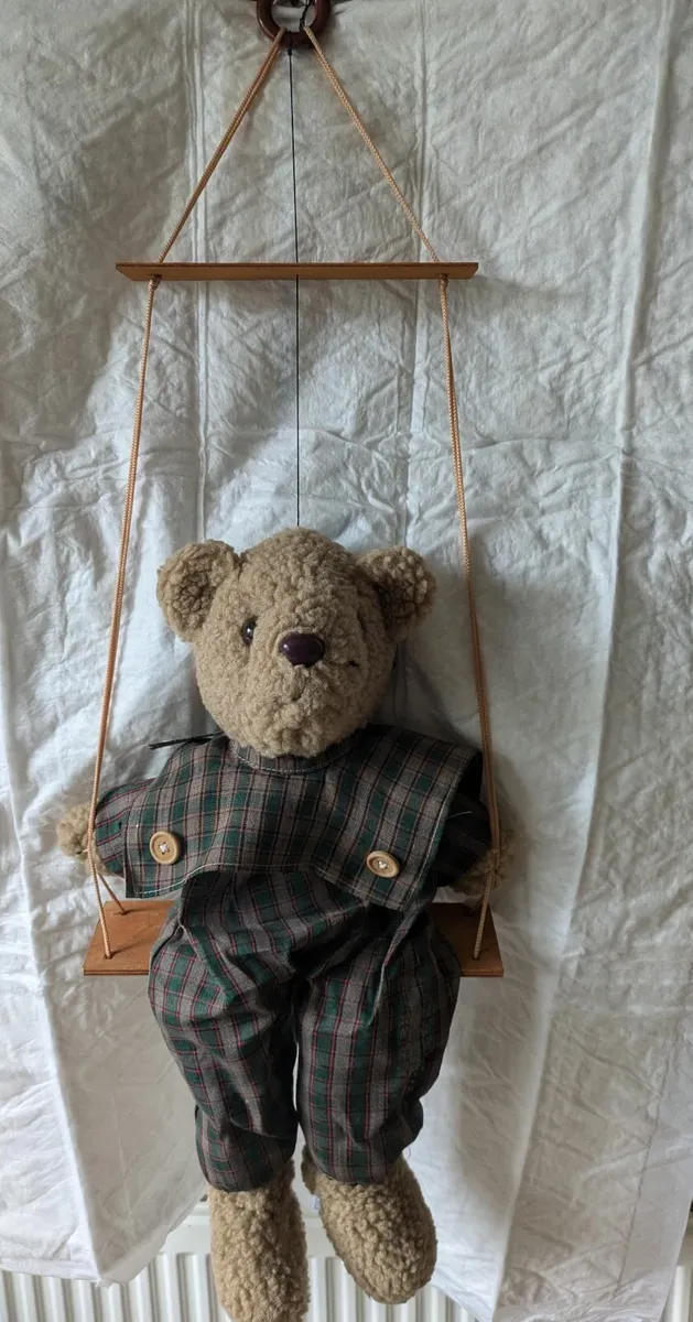 Teddy Bear on a swing
