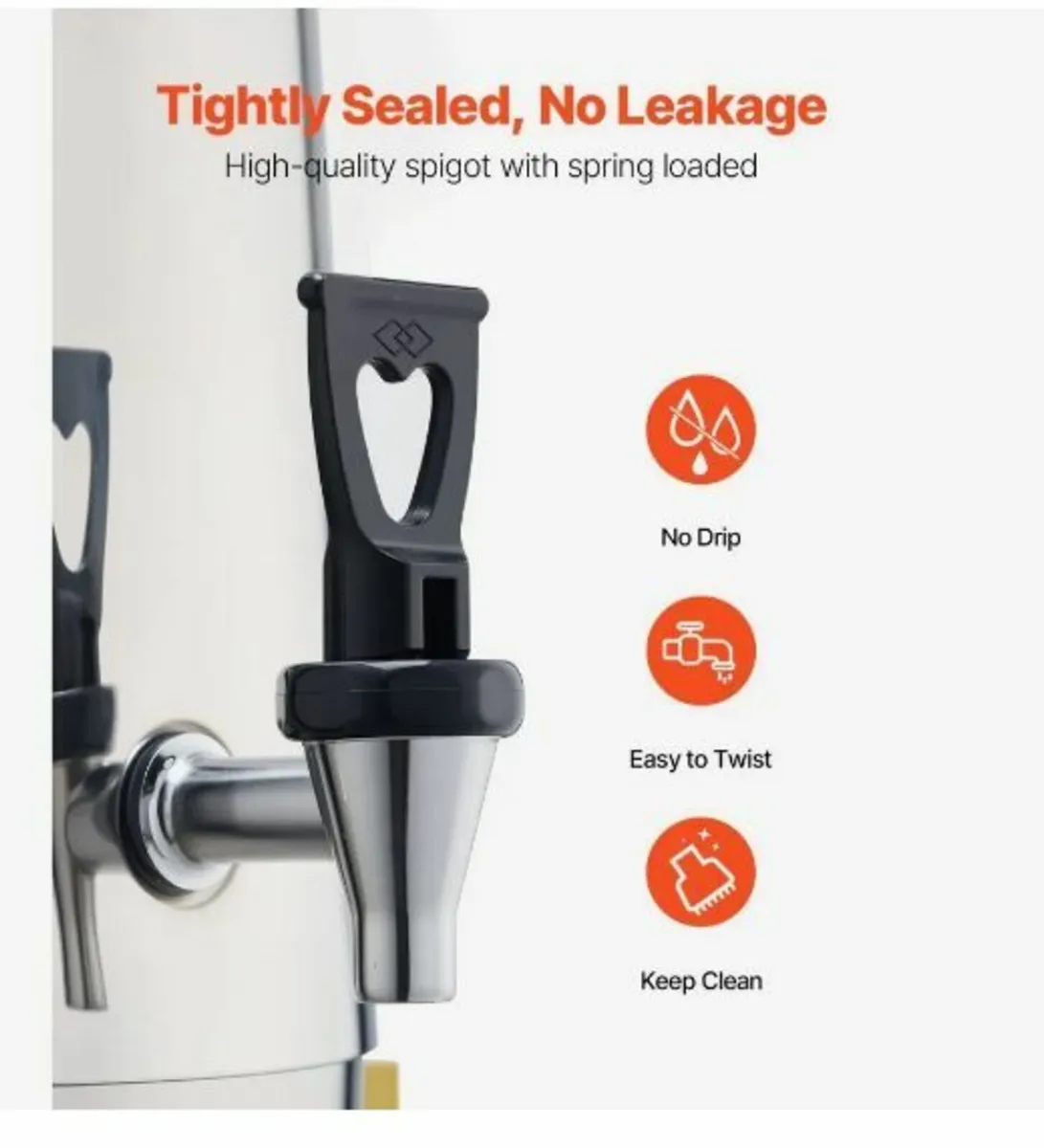 Stainless Steel Beverage Dispenser, 13L - Image 3
