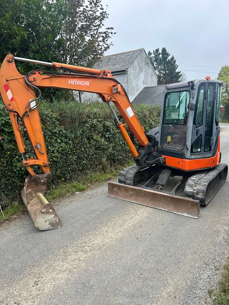 Zaxis 50u digger for sale only 4000hrs - Image 1