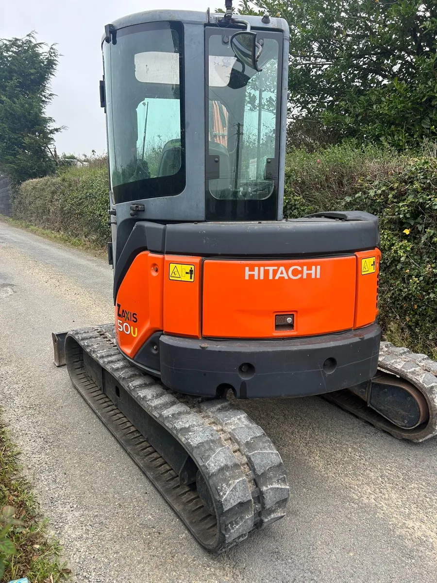 Zaxis 50u digger for sale only 4000hrs - Image 3