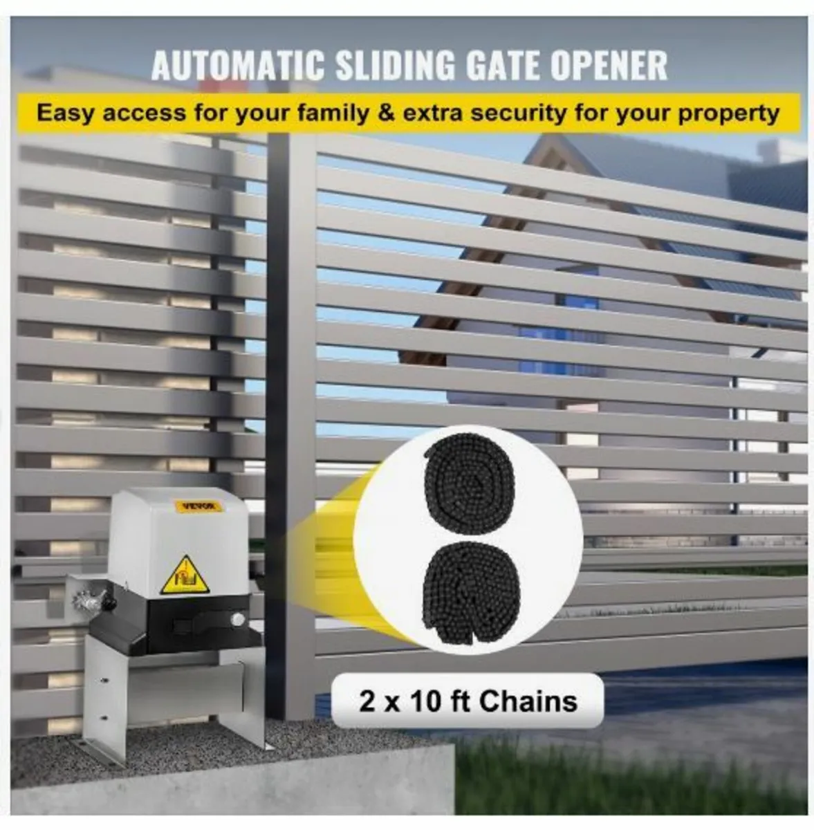 Sliding Gate Opener, AC600 1400Lbs - Image 3