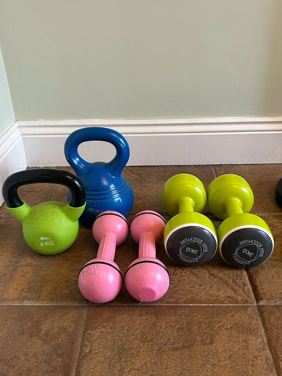Kettlebells and dumbbells set - Image 2