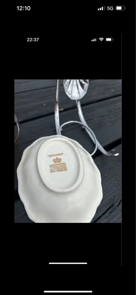 2 Antique jam serving dishes - Image 3