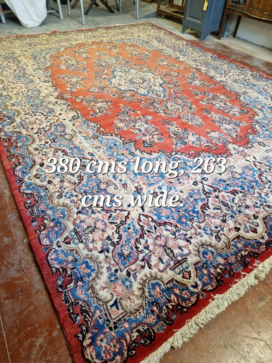 Large vintage rug, 12ft 6 inches ×8ft 6 inches - Image 4