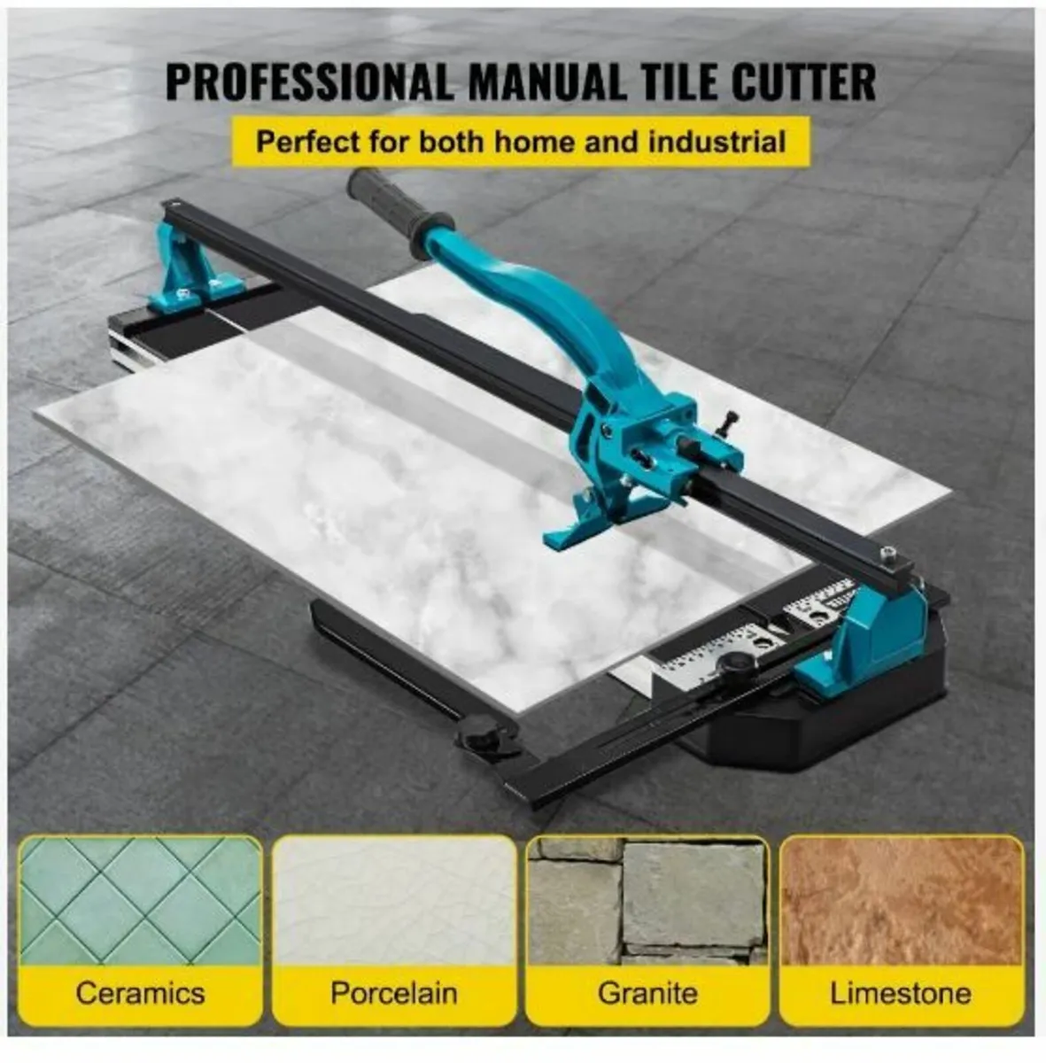 600 mm Tile Cutter Single Rail Double - Image 2