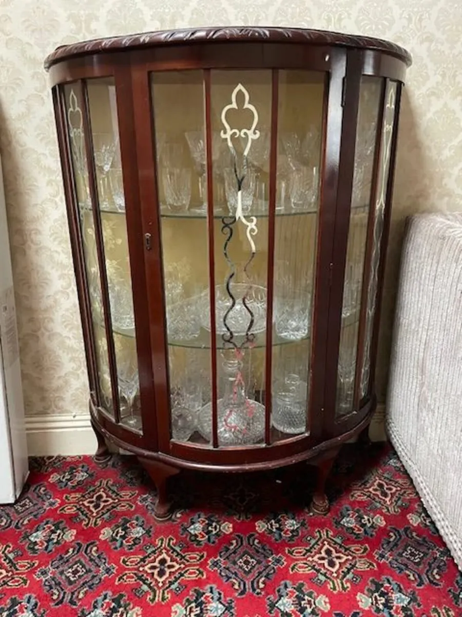 Mahogany Glass cabinet