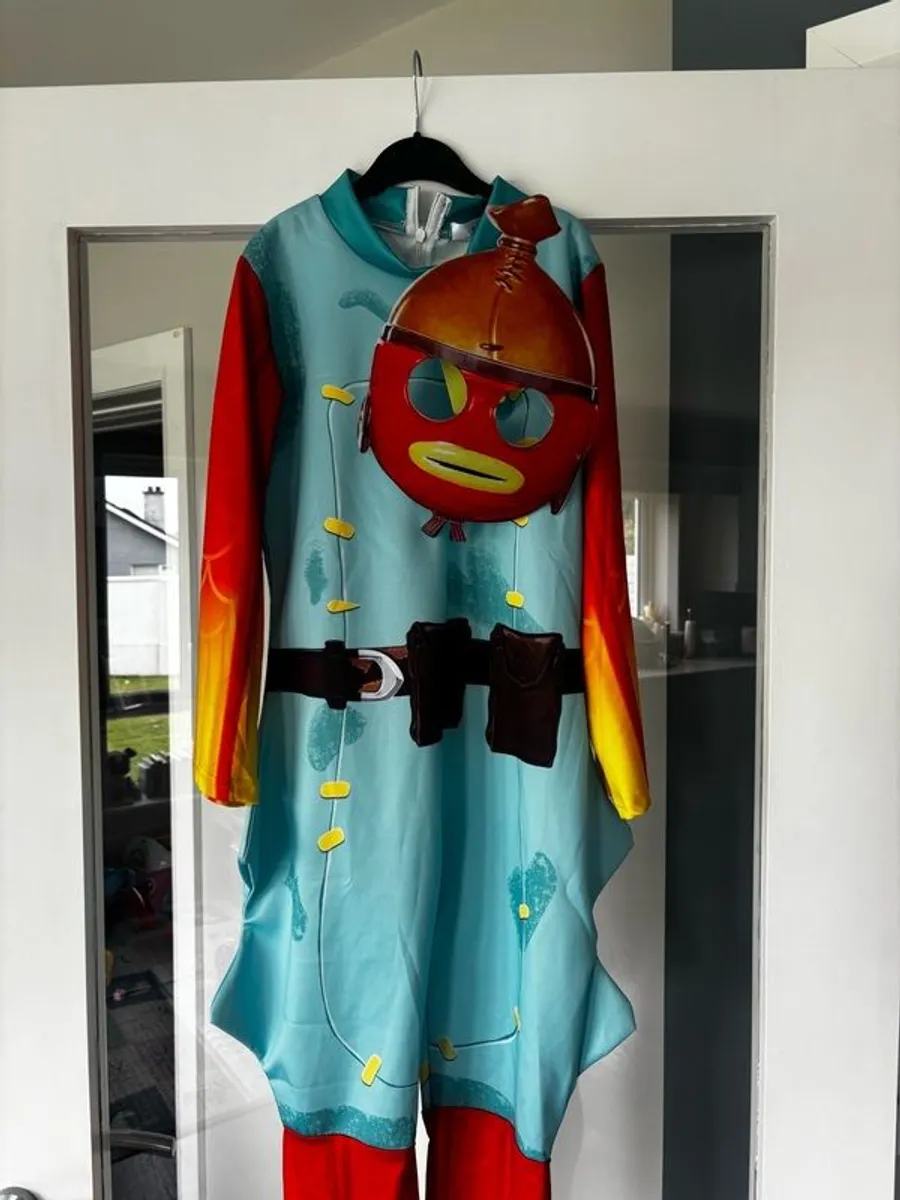Kids Fortnite Fishstick Costume - Image 1