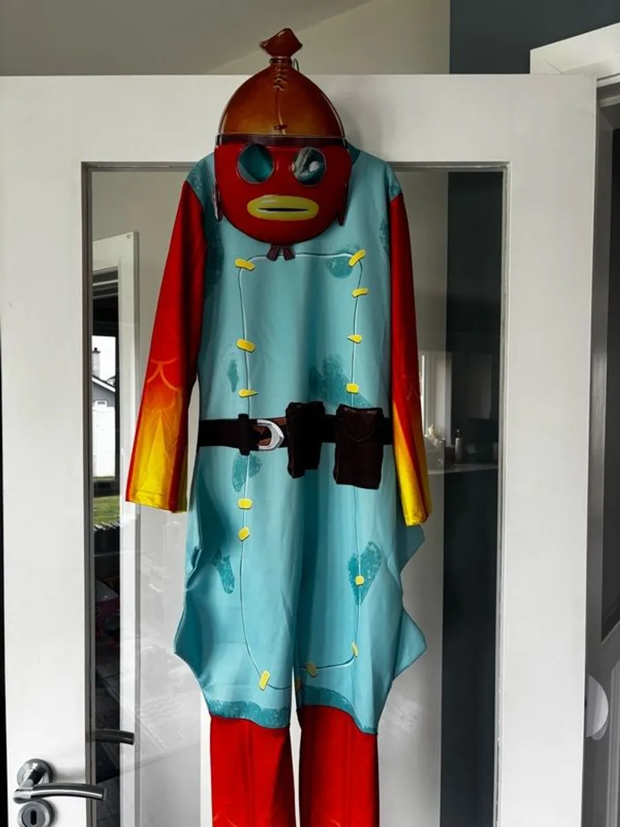 Kids Fortnite Fishstick Costume - Image 2