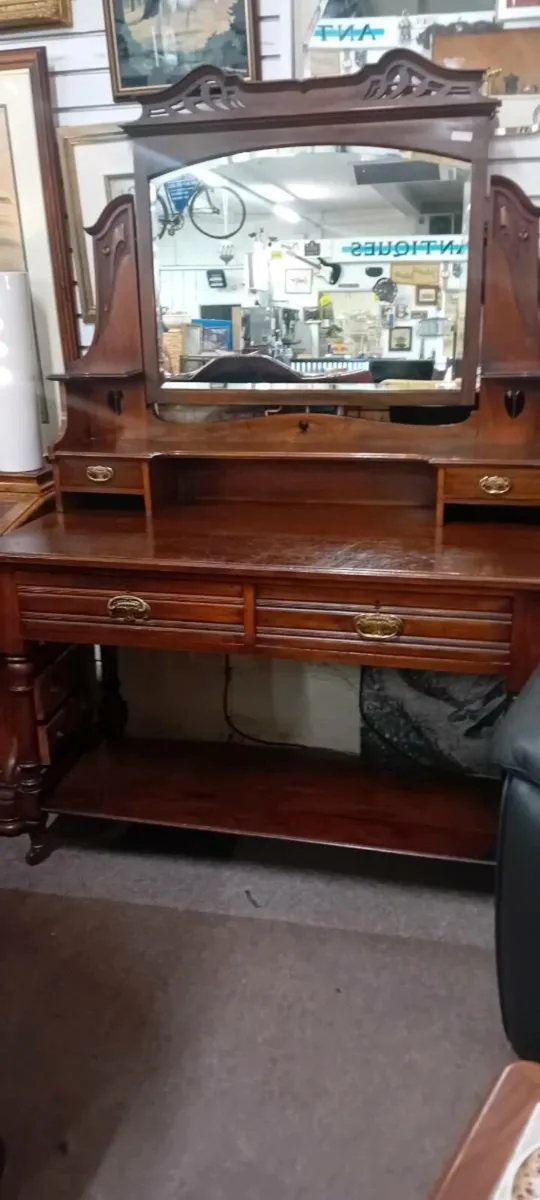 Original Art Deco Era Mahogany Dressing - Image 2