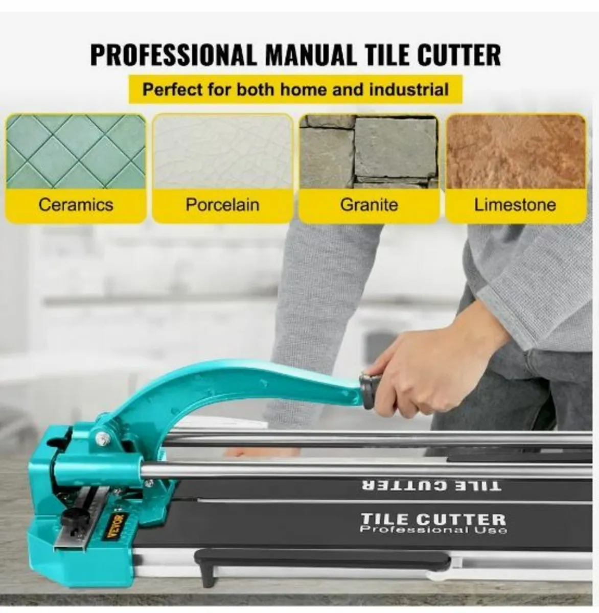 31 Inch/800mm Tile Cutter Double Rails - Image 2