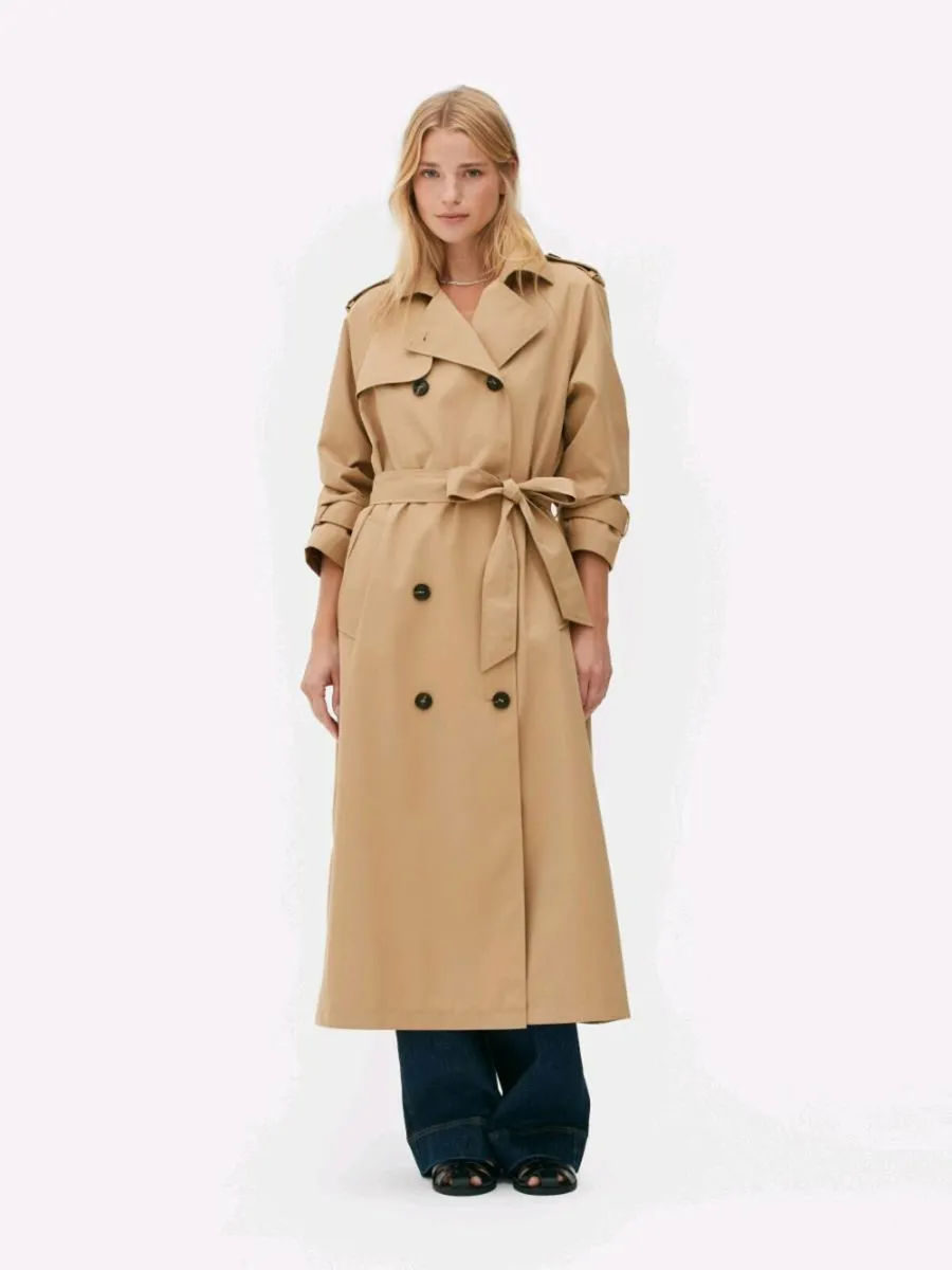 Beige Trench Coat Primark, Size 36 - Image 1