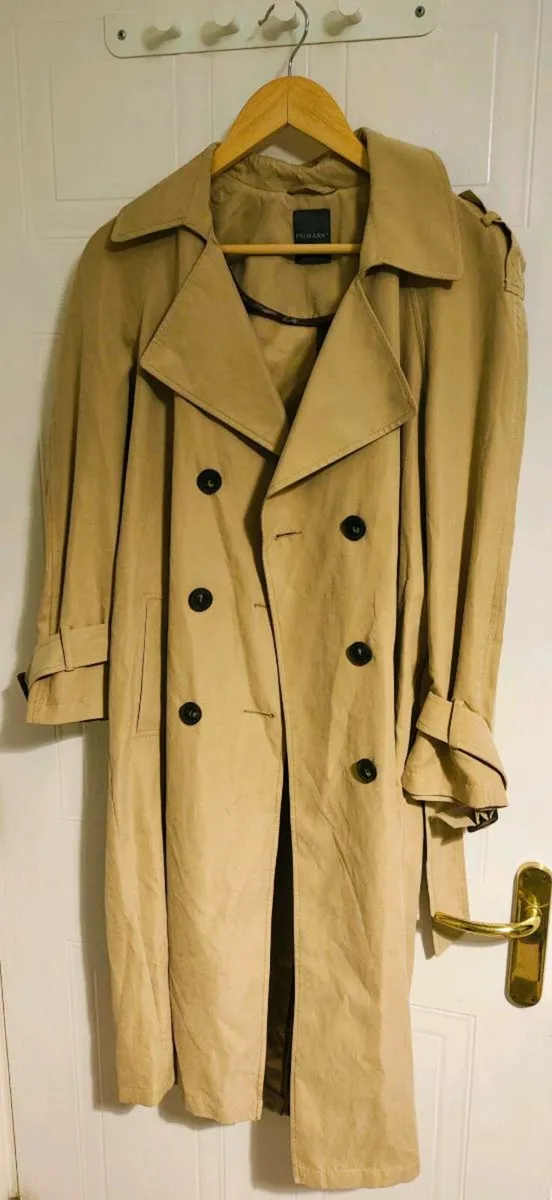 Beige Trench Coat Primark, Size 36 - Image 3