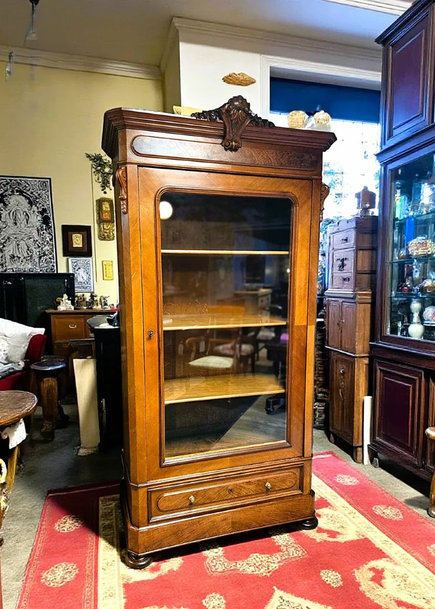 Antique French Walnut Armoire- Circa 1920 - Image 1