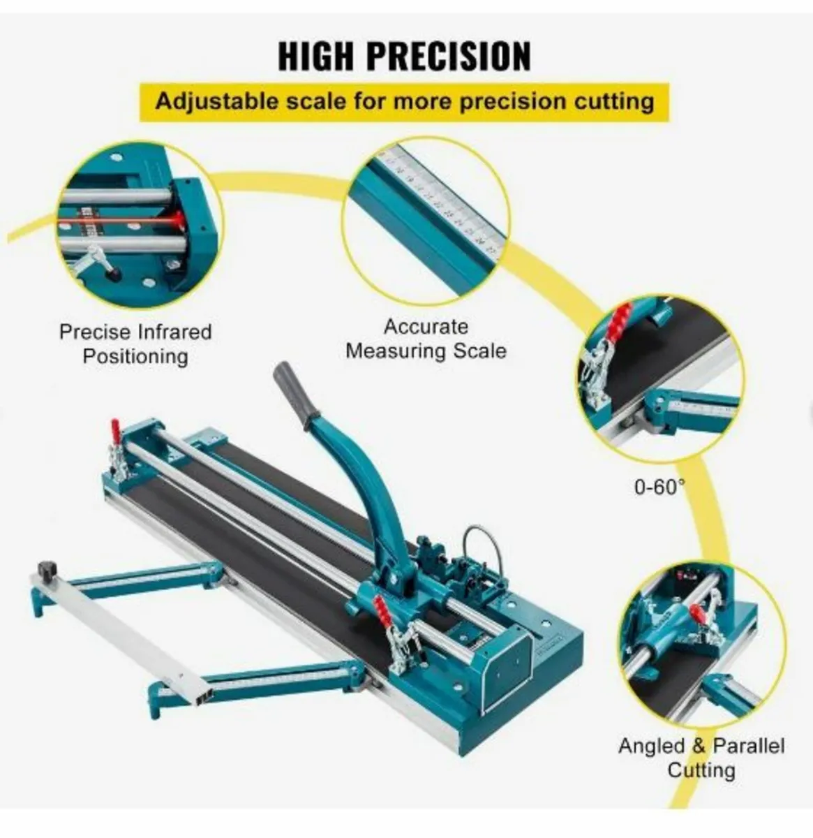 47Inch/1200mm Tile Cutter Double Rail Manual - Image 2