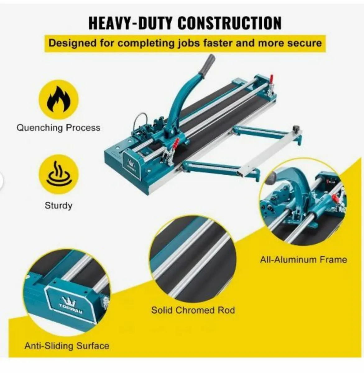 47Inch/1200mm Tile Cutter Double Rail Manual - Image 4