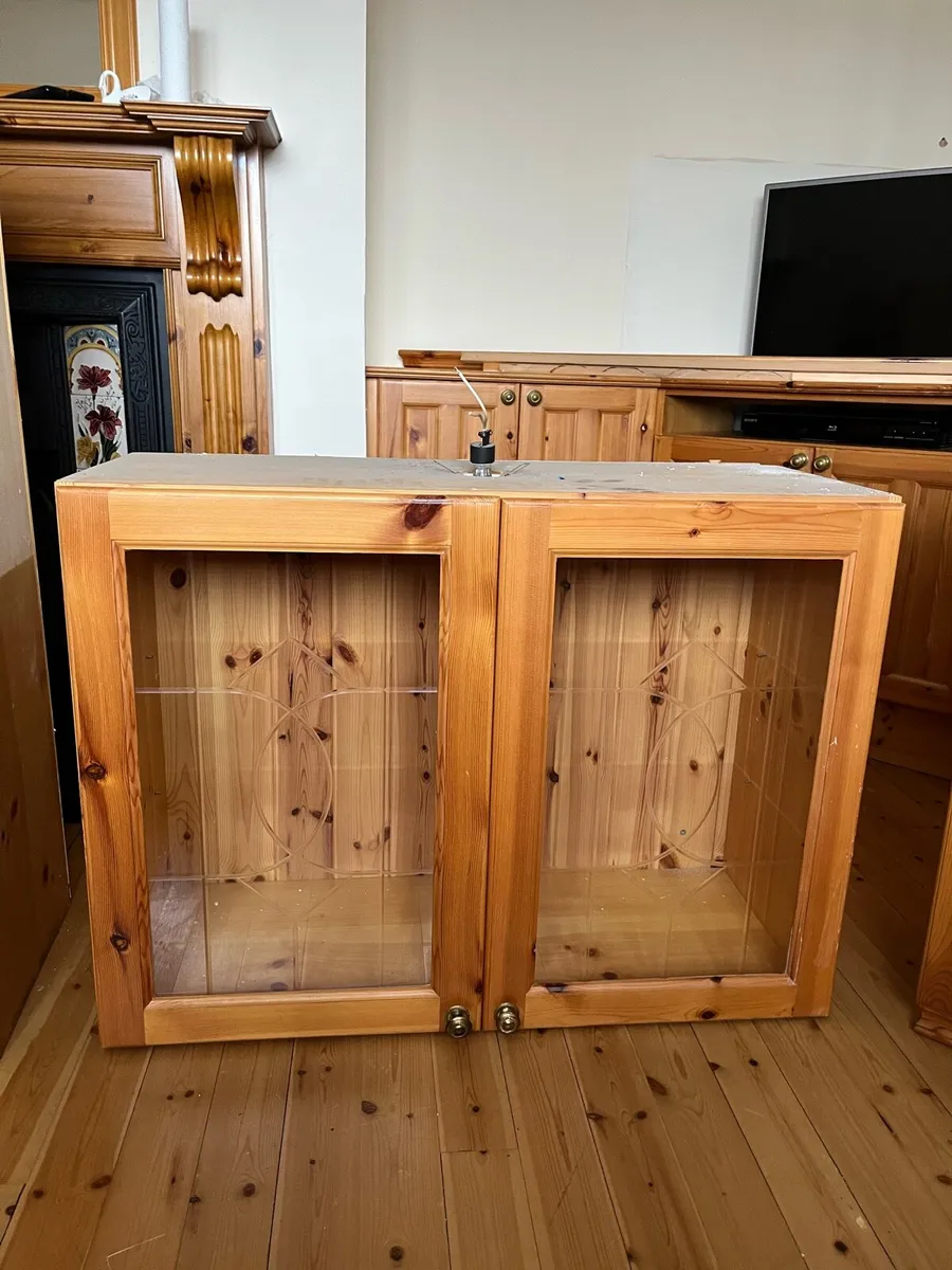 Kitchen/Dining room wall cabinets - Image 2