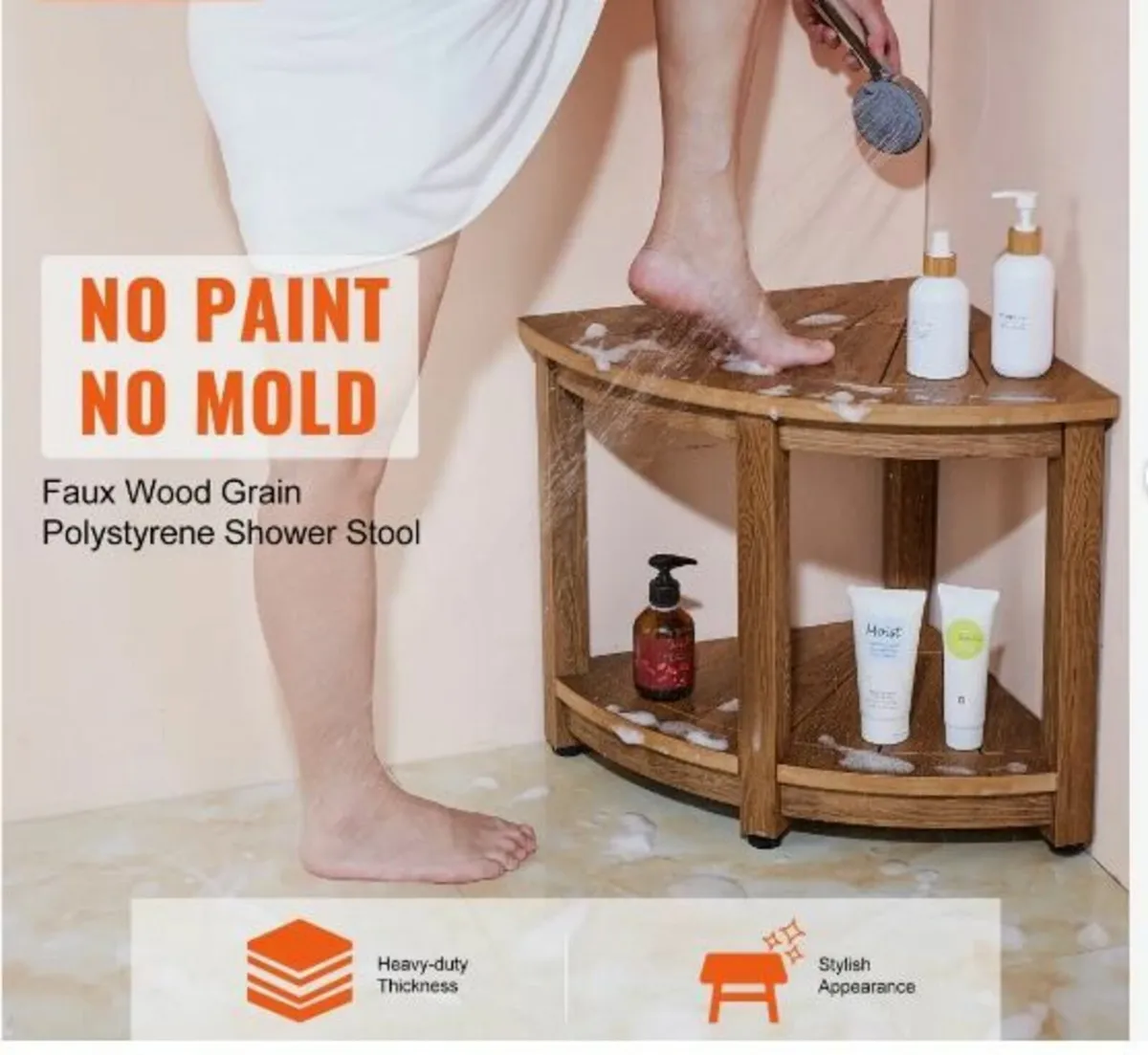Corner Shower Bench - Image 3