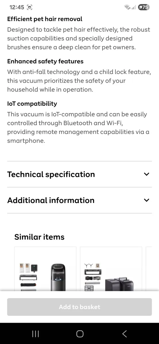TP Link Rapo RV30 Max Plus Smart Vacuum Cleaner - Image 4