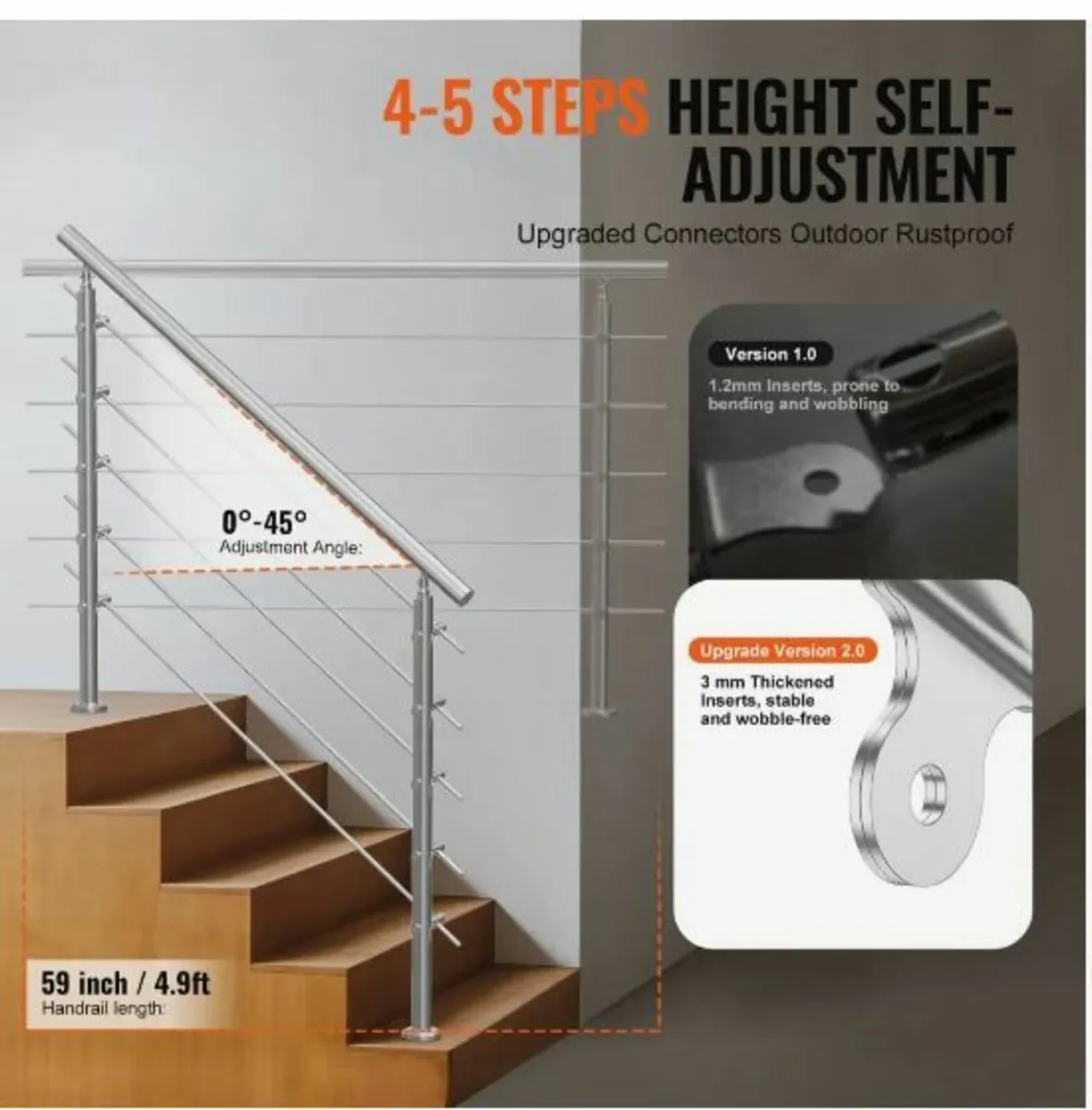 Handrails for Outdoor Steps - Image 2