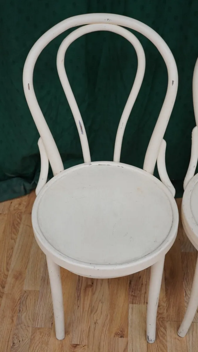 Pair of Early Bentwood Café Chairs “14er” - Image 3