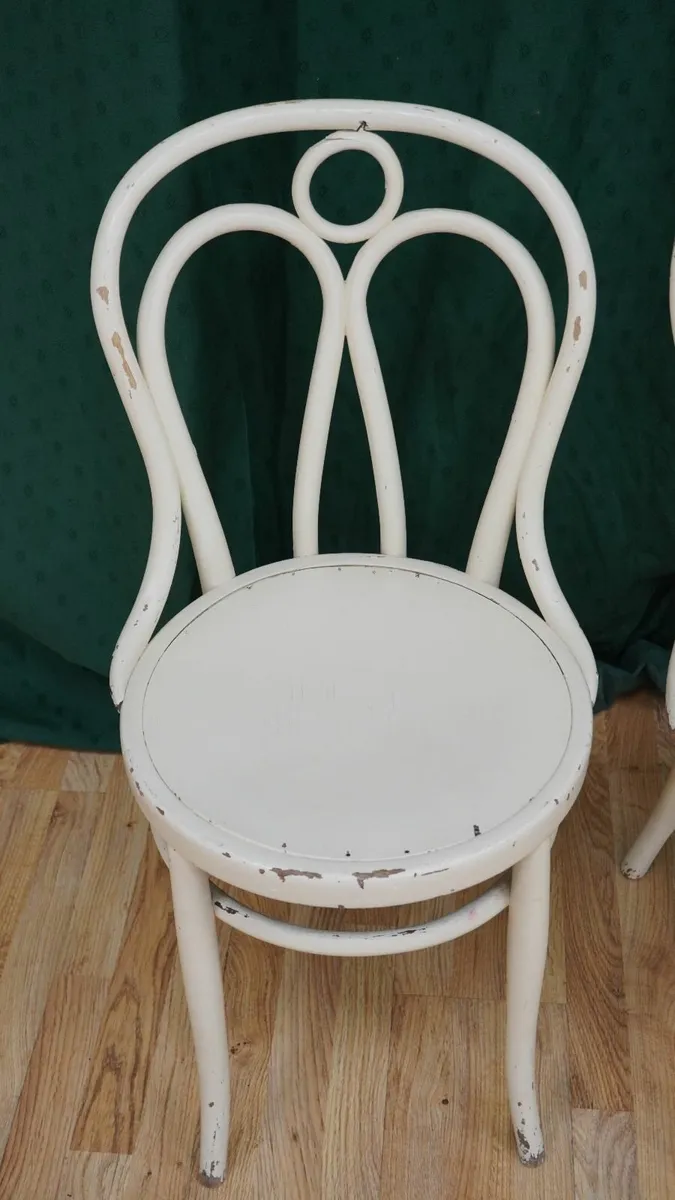 Set of 4 Hofmann Bielitz Bentwood Café Chairs - Image 3
