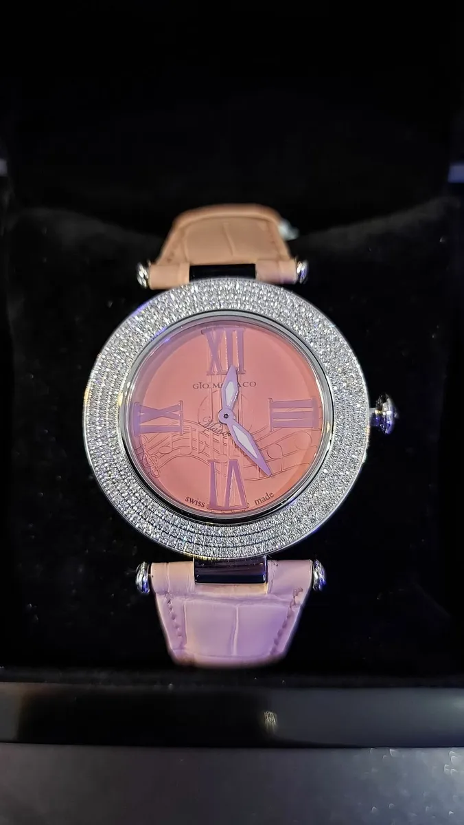 Gio Monaco Mandolino 1.7 ct diamonds watch - Image 1