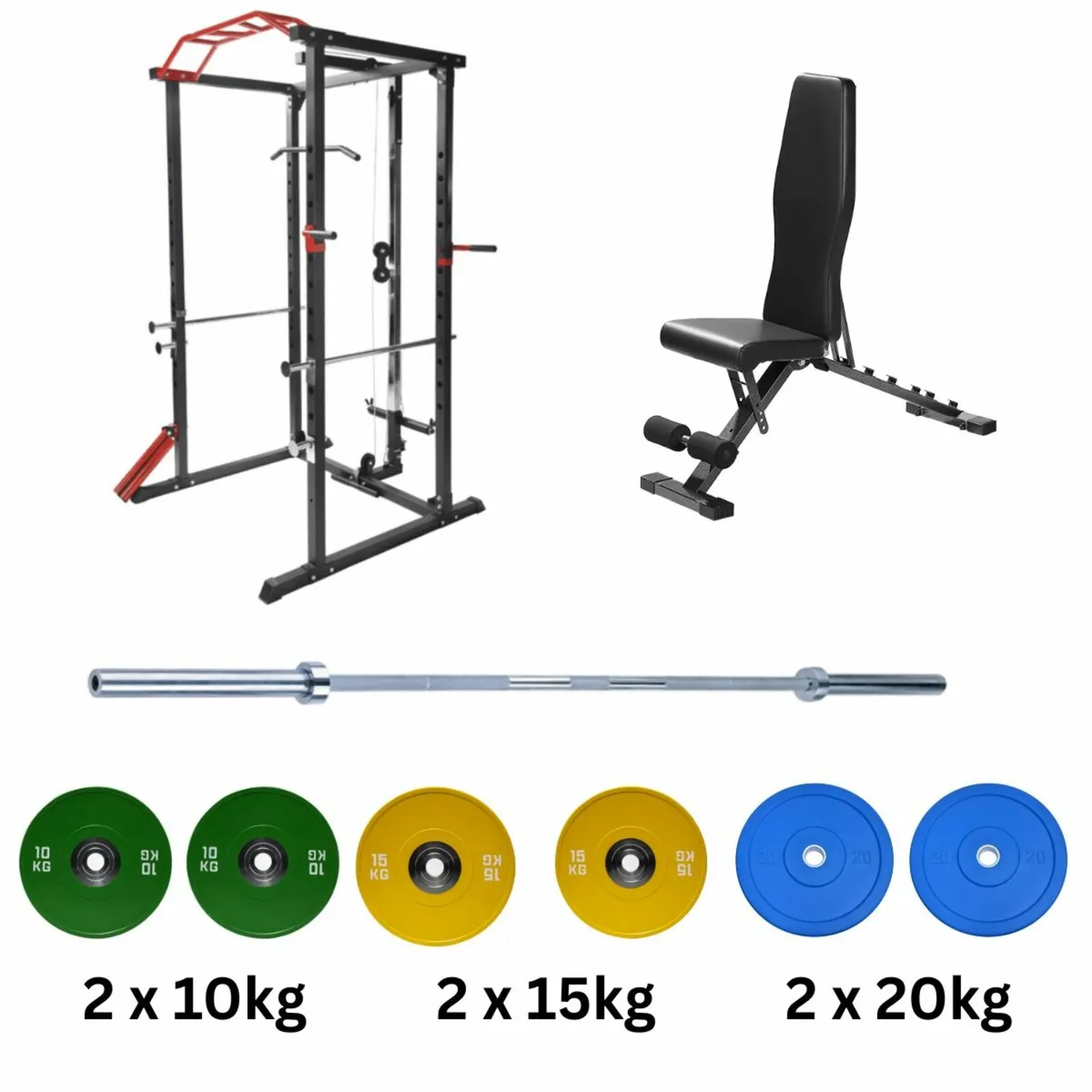 Power rack 110kg Bundle-Delivery Nationwide