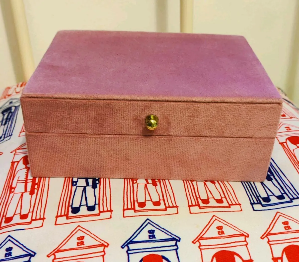 Velvet Pink Jewelry Box Organizer - Image 4