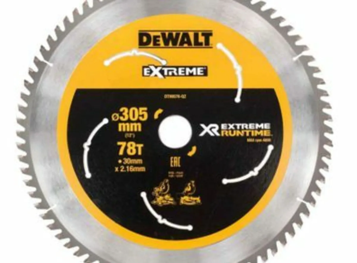 DeWalt DT99576 305mm x 30mm 78T Runtime Saw Blade