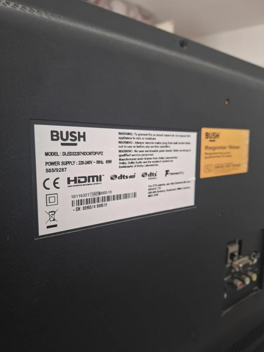 Bush 32" tv - Image 2