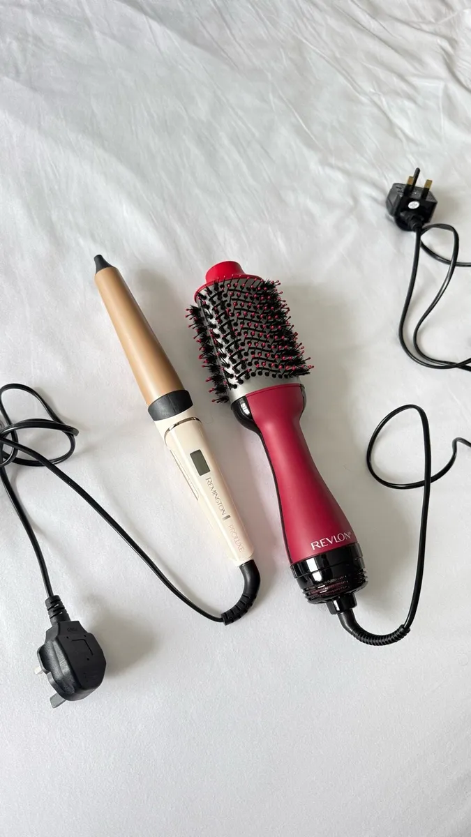 Remington Proluxe Hair Curling& Revalon hair br - Image 1
