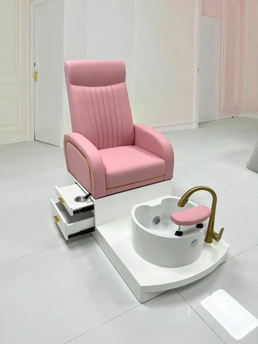 Beauty Salon Furniture Pink - Image 1