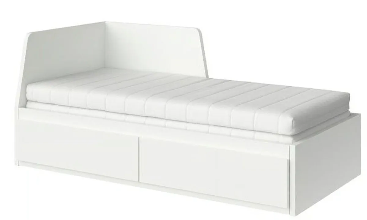 Day-bed single/double with 2 drawers/2 mattresses - Image 1