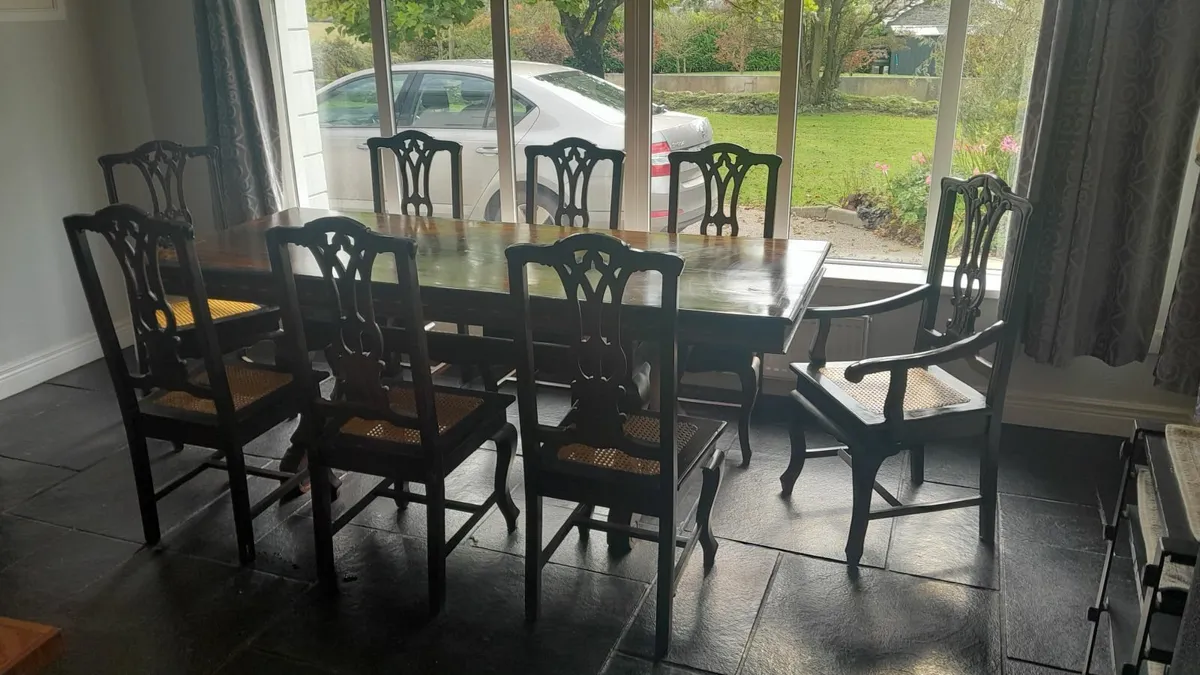 Dining table and chairs - Image 4