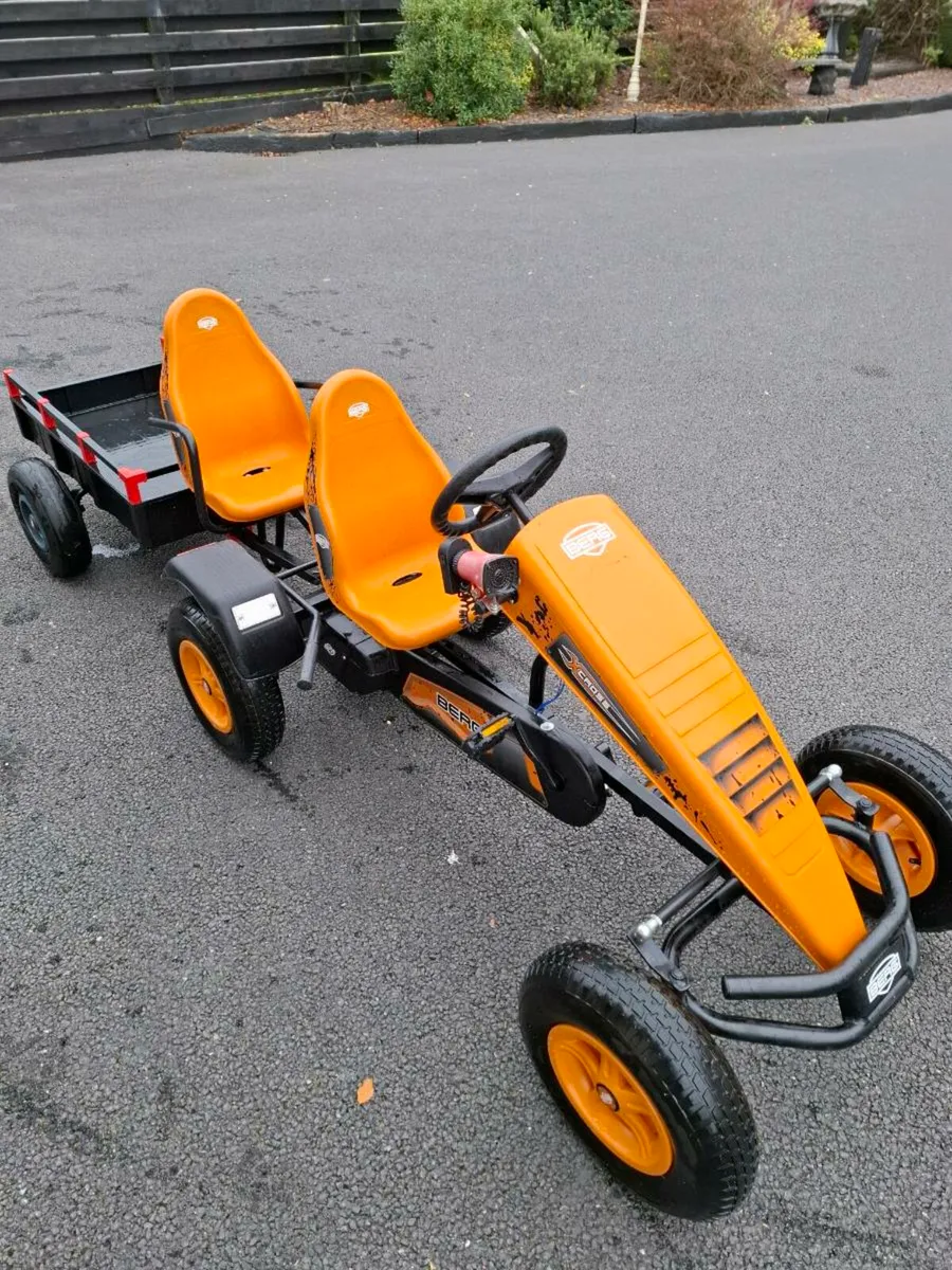 Berg Go Kart & Trailer & extra seat - Image 1