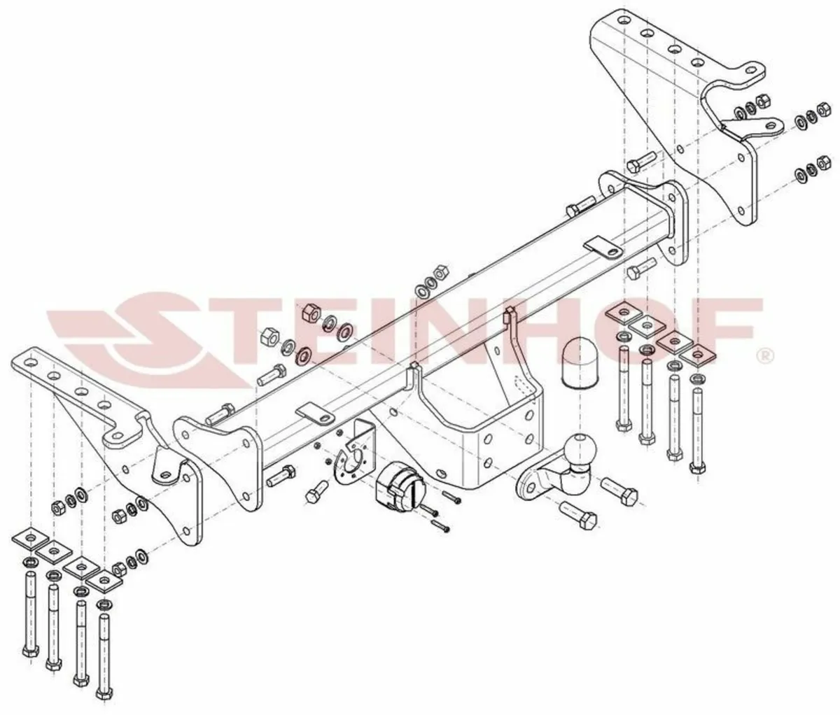 TOW BAR for FORD RANGER 2022 On model - Image 2