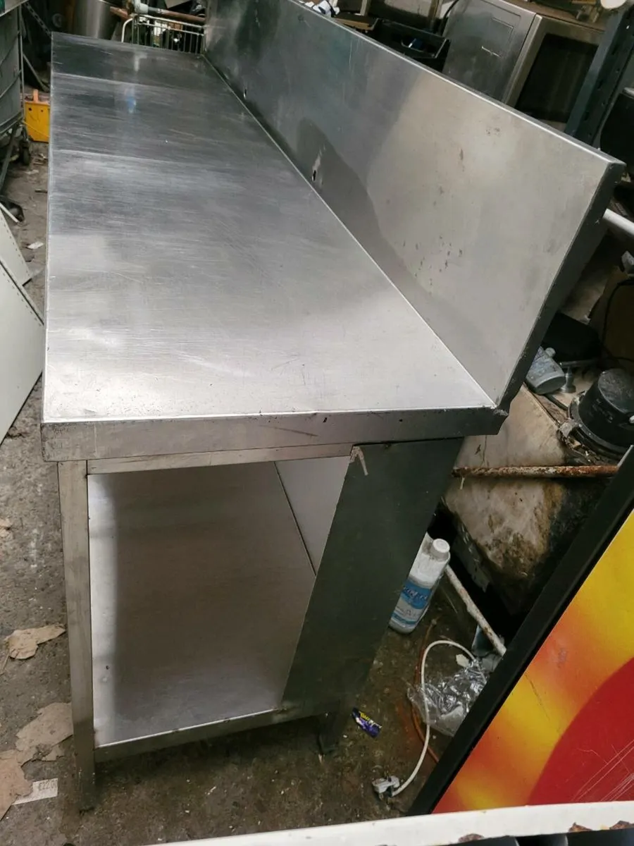 Table/Counter Stainless Steel Shelved - Image 4