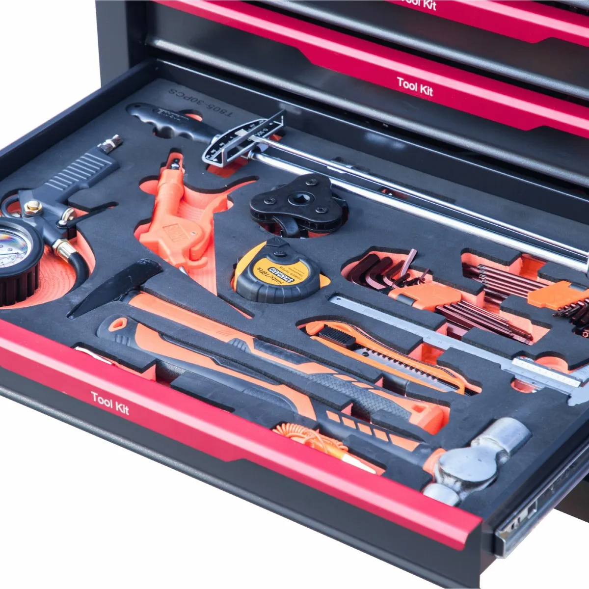 Tool Kit Cabinet On Wheels With 351 Tools - Image 4