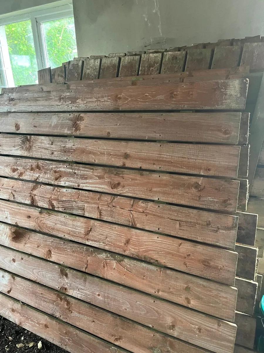 Wooden fence