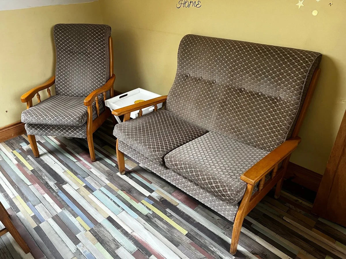 Couch and Armchair