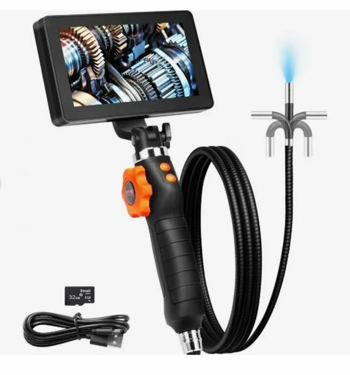 Articulating Borescope Camera with Light - Image 1