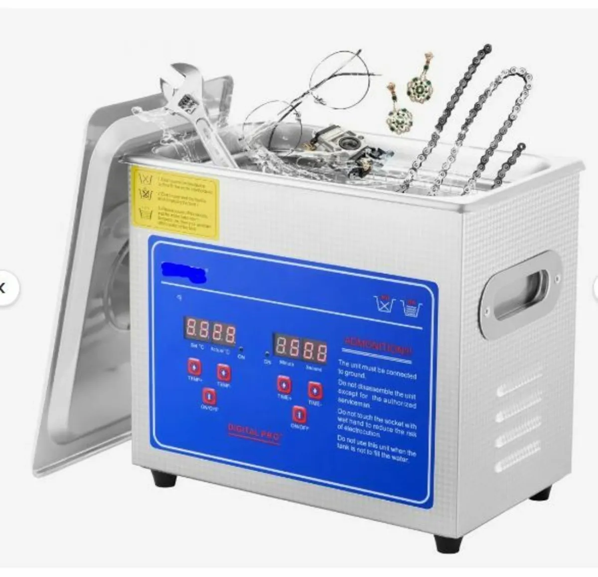 Professional Ultrasonic Cleaner, 2.85 L Ultrasonic - Image 1