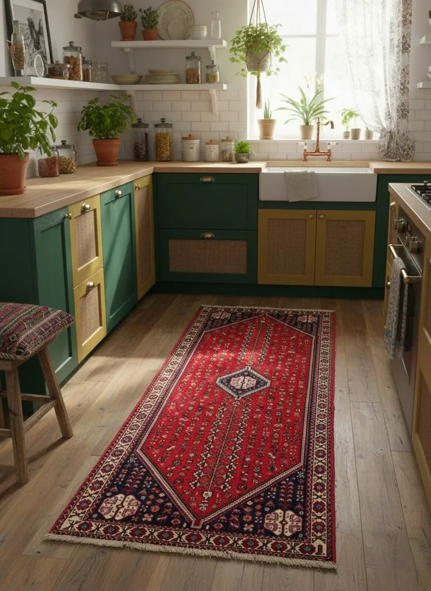 Beautiful vintage Rug and matching Runner - Image 2